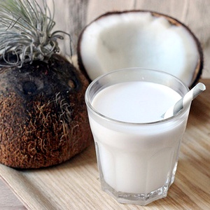 Le lait de coco